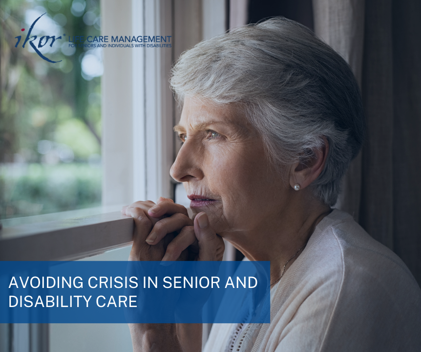 Avoiding crisis in senior and disability care